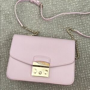 Furla Pink Lilac Crossbody Bag